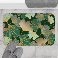 Ginkgo Leaf bath mat large