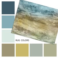Sandy Ocean Beach Rug color palette swatches