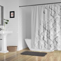 Monochromatic Geometric 3D Shower Curtain