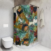 Urban Modern Art Shower Curtain