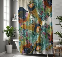 Urban Modern Art Shower Curtain