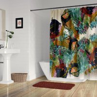 Urban Modern Art Shower Curtain