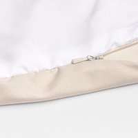 hidden zipper closure for duvet cover