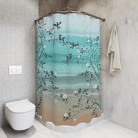 Tropical Beach Shower Curtain