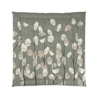 Money Plant queen comforter
