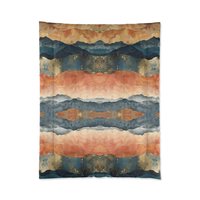 Abstract Stripes Boho twin comforter