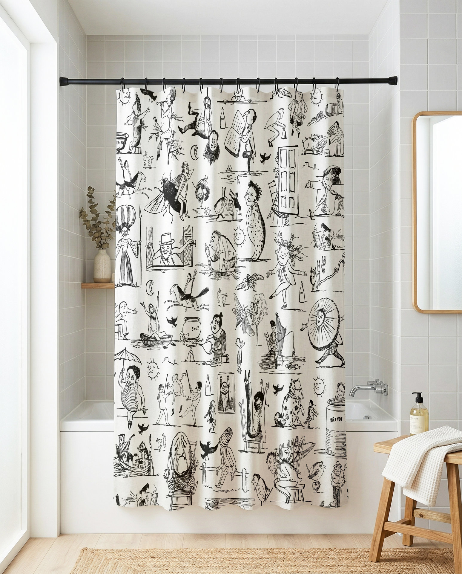 Whimsical Shower Curtain