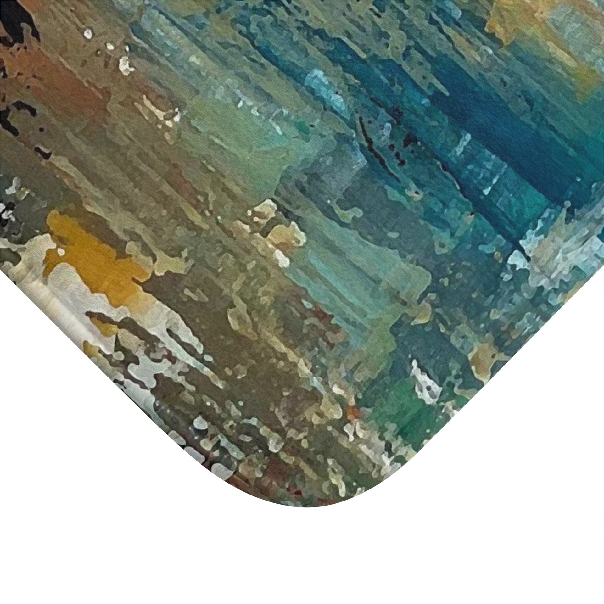 Abstract Modern Art Shower Curtain, Bath Mat