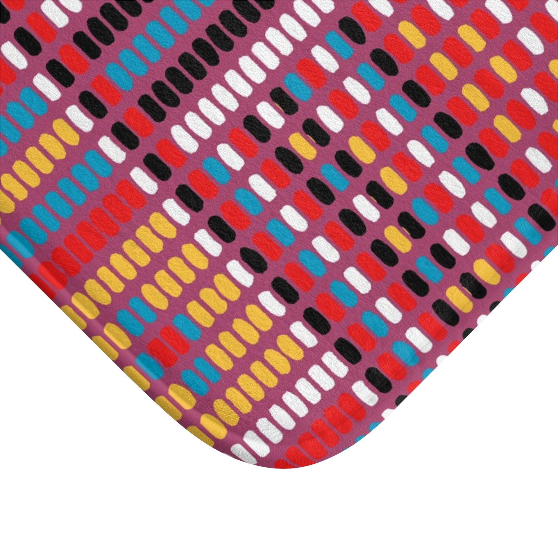 Colorful Beadwork Pattern Shower Curtain