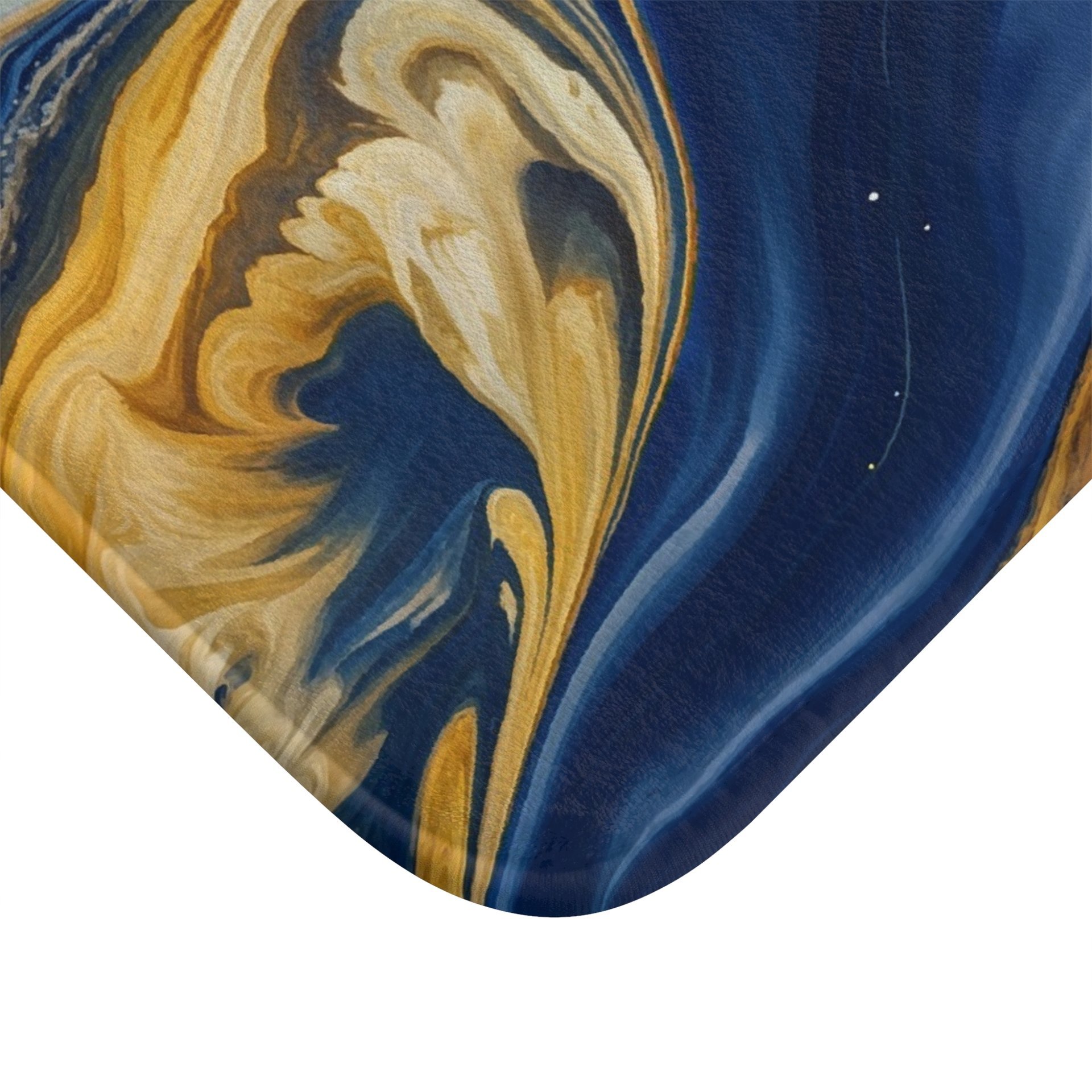 Abstract Acrylic Pour Shower Curtain