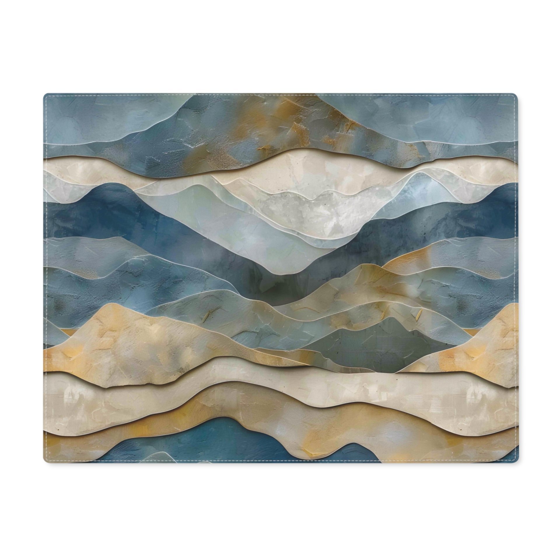 Abstract Wavy Stripes Placemat