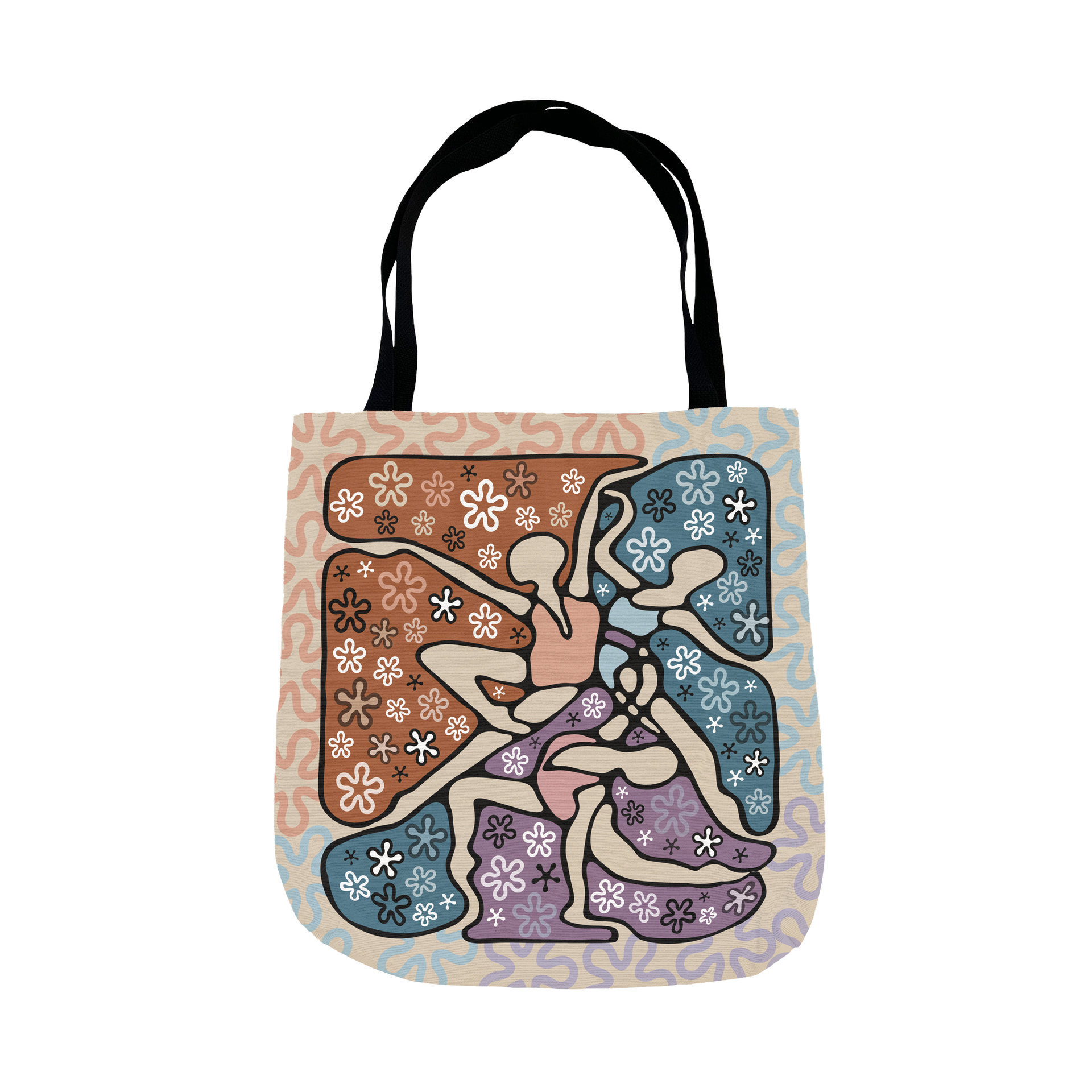 Modern Dancers Woven Tapestry Bag