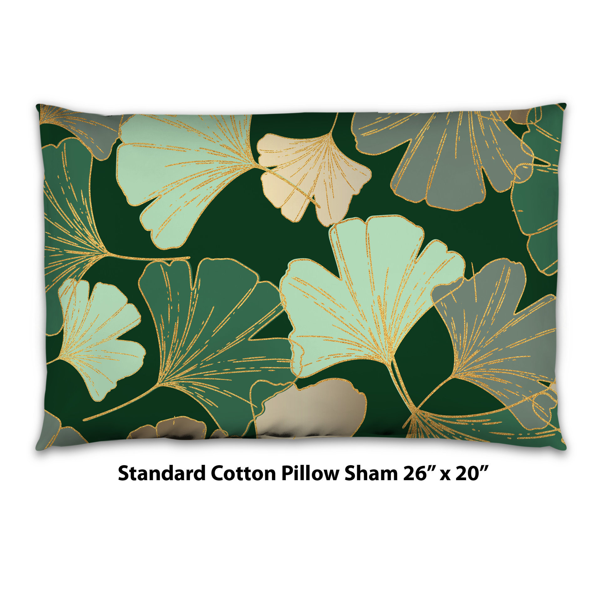 Ginkgo Leaf Bedding, Cotton or Poly