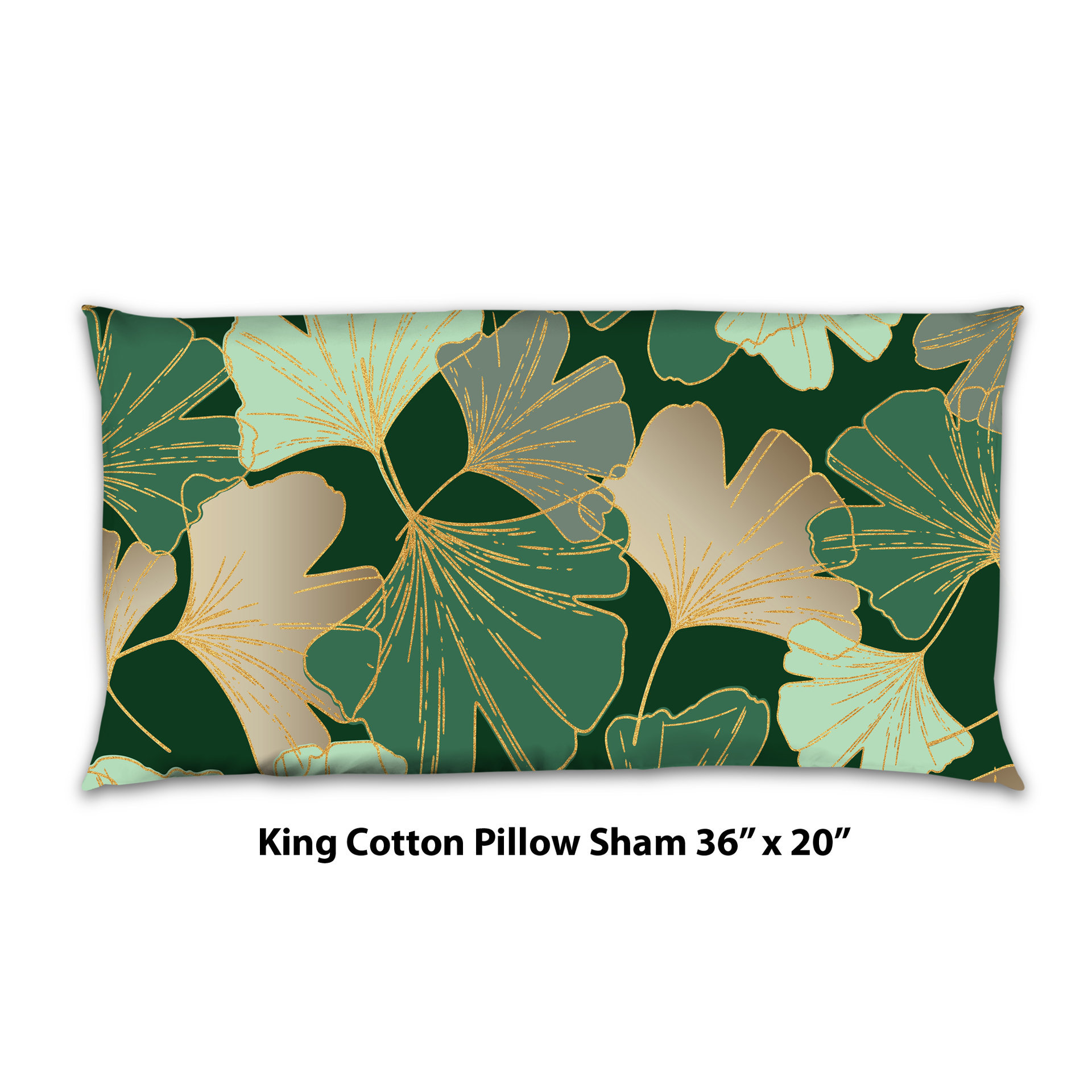 Ginkgo Leaf Bedding, Cotton or Poly