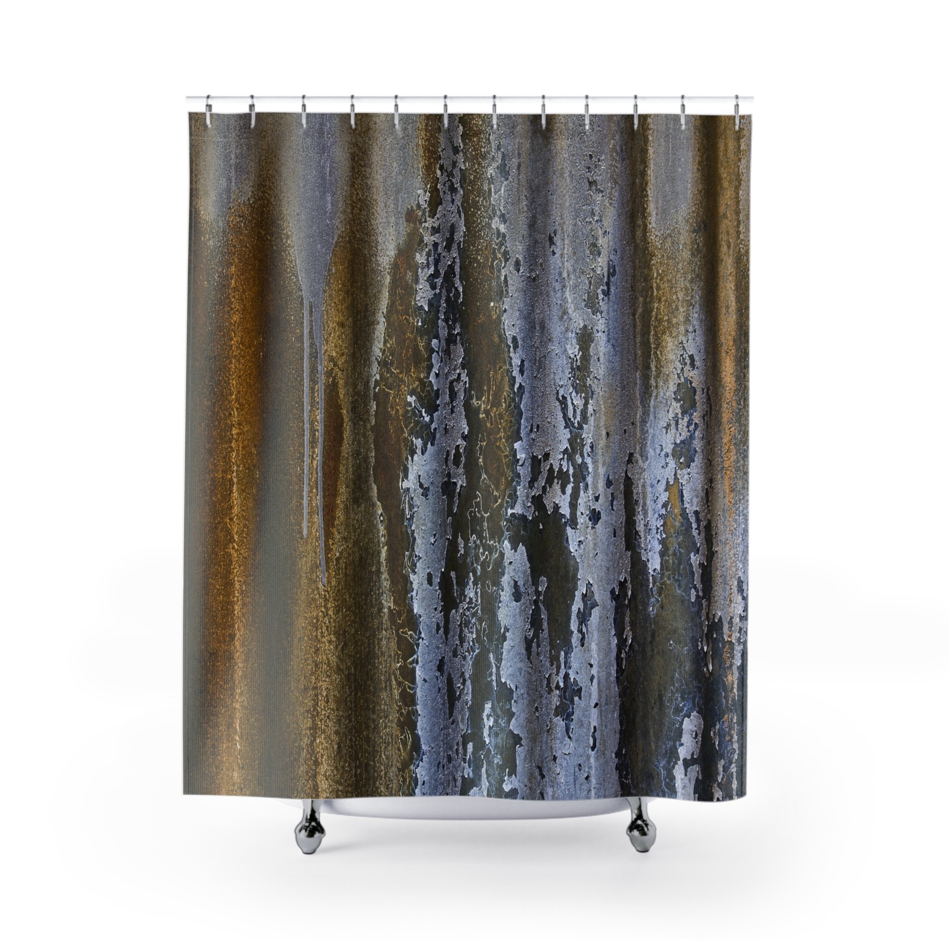 Modern Industrial Shower Curtain
