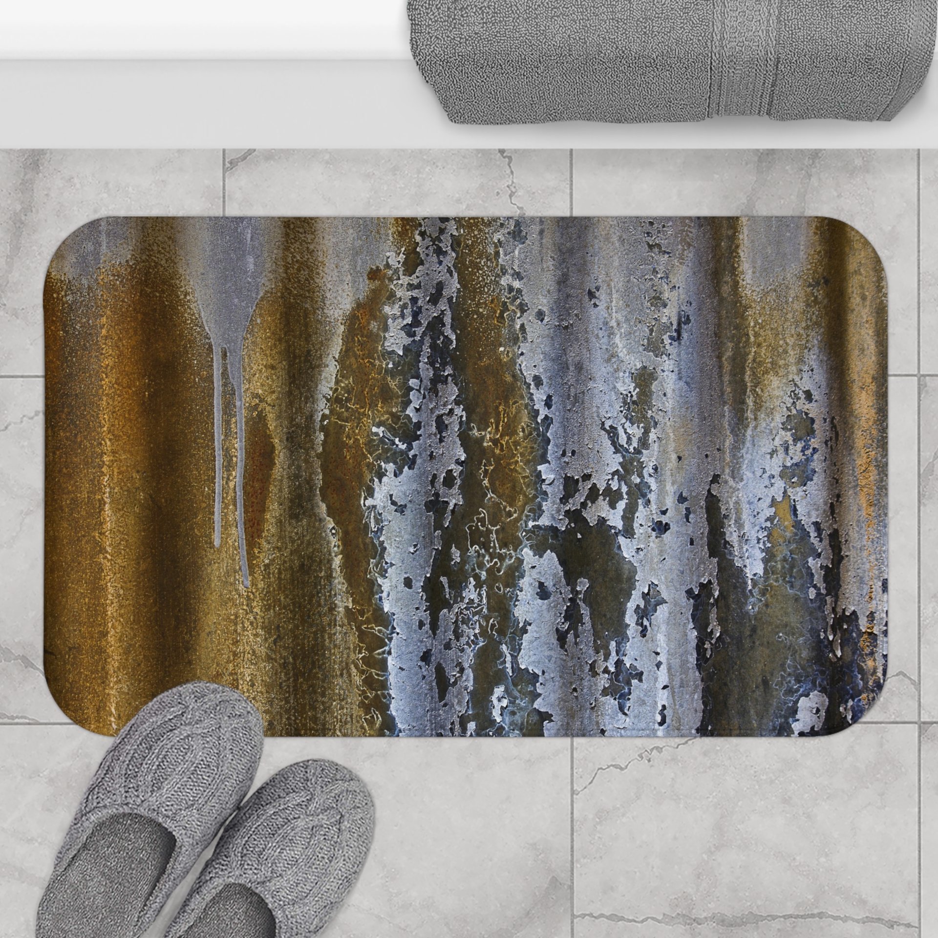Modern Industrial Shower Curtain