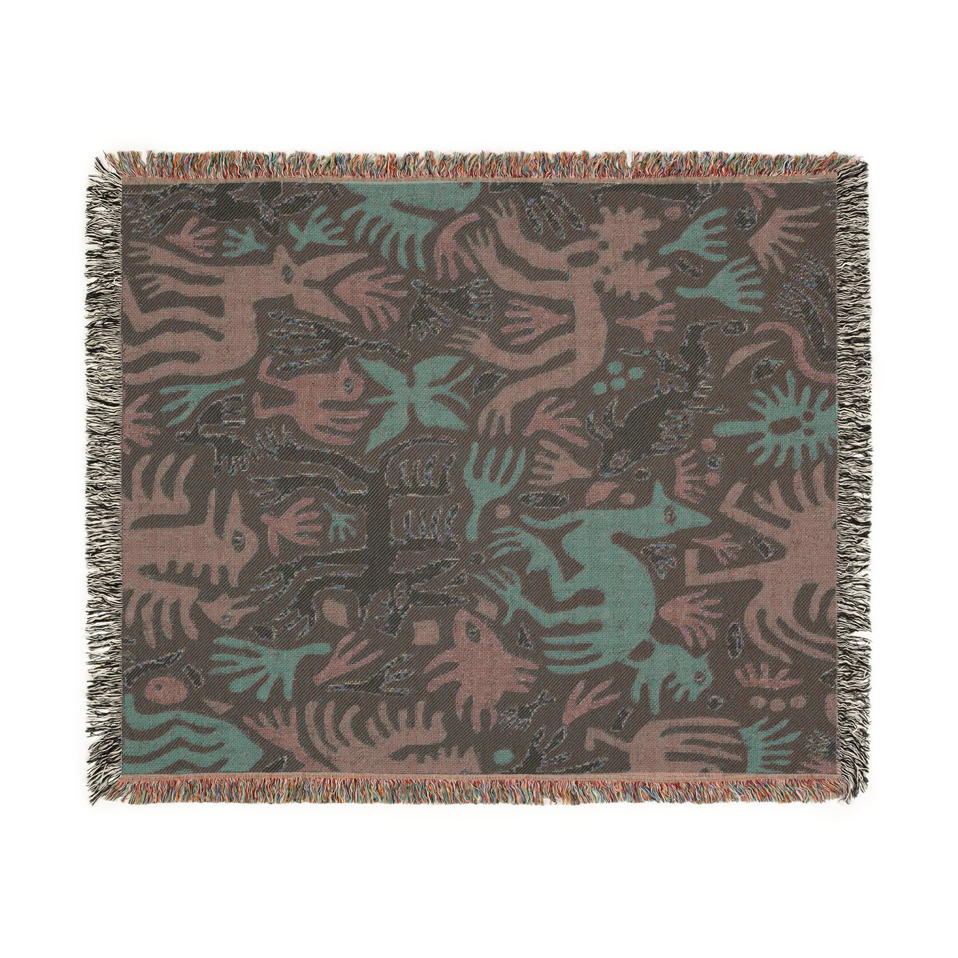 woven blanket reverse side