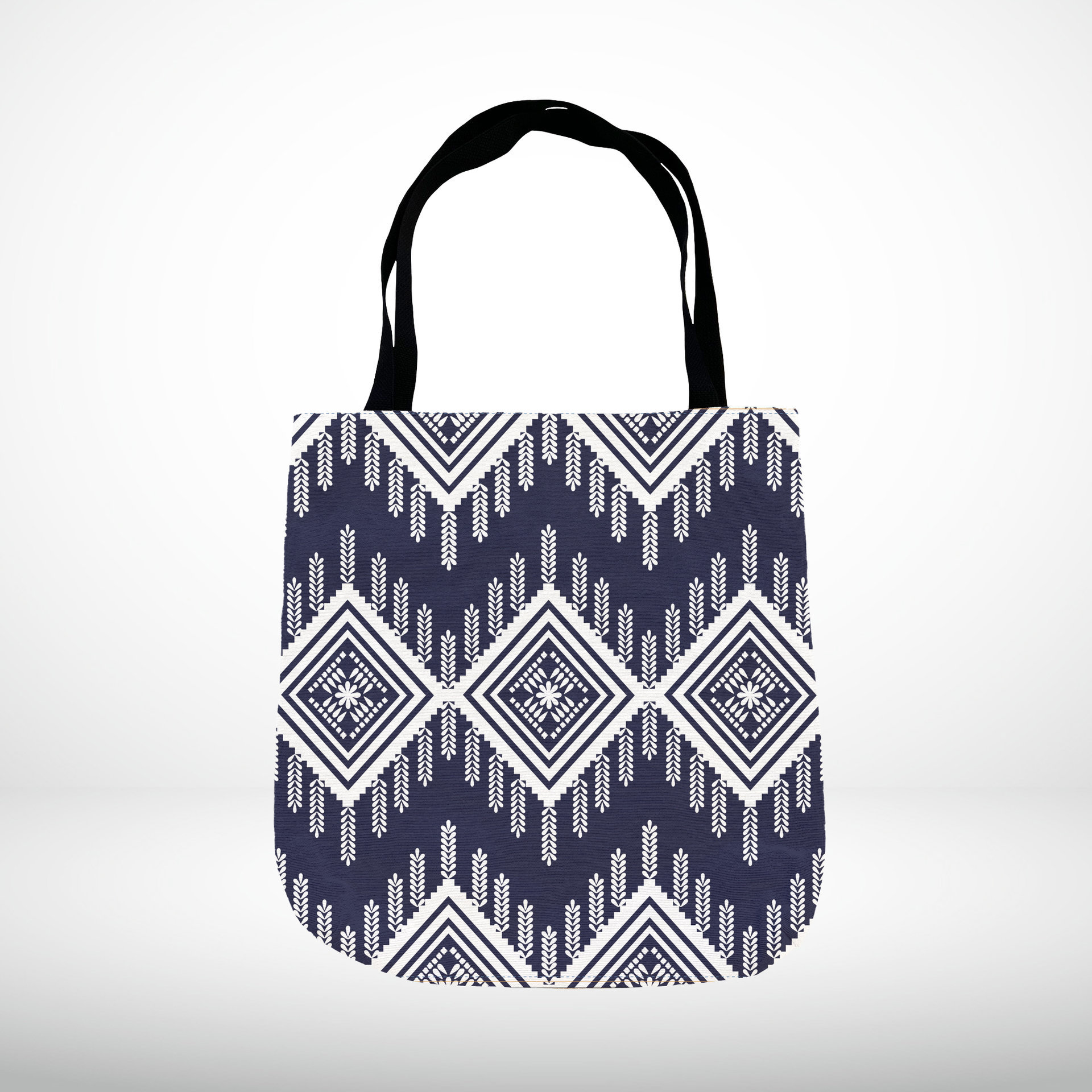 Tribal Pattern Woven Tapestry Bag