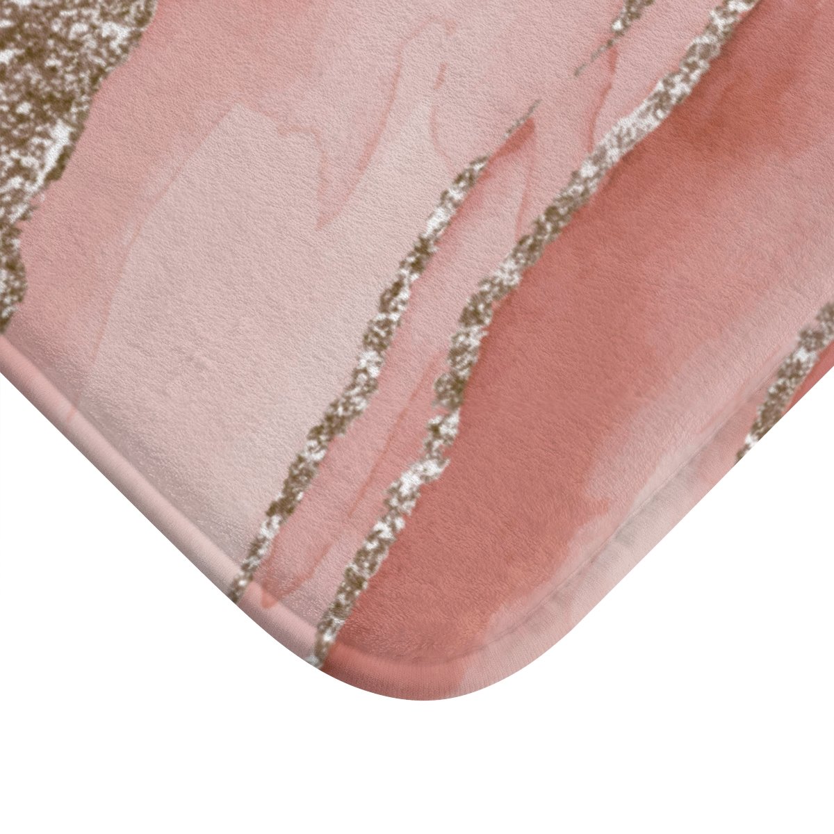 Pink Marble Shower Curtain