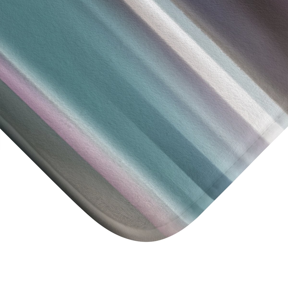 Muted Vertical Stripes Shower Curtain