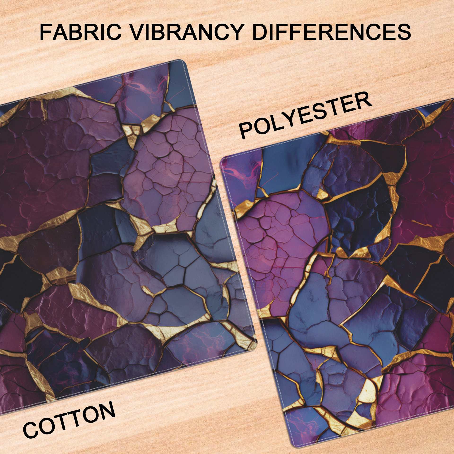 cotton and ployester printing differences