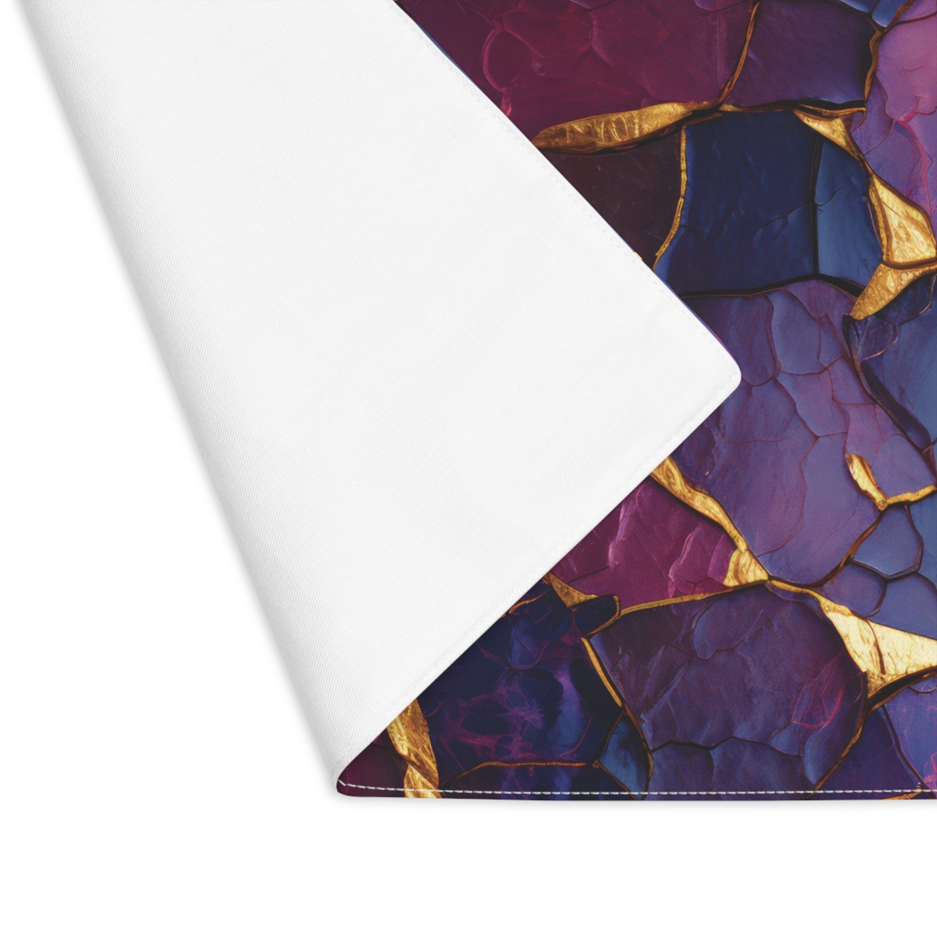 Purple Kintsugi placemat back