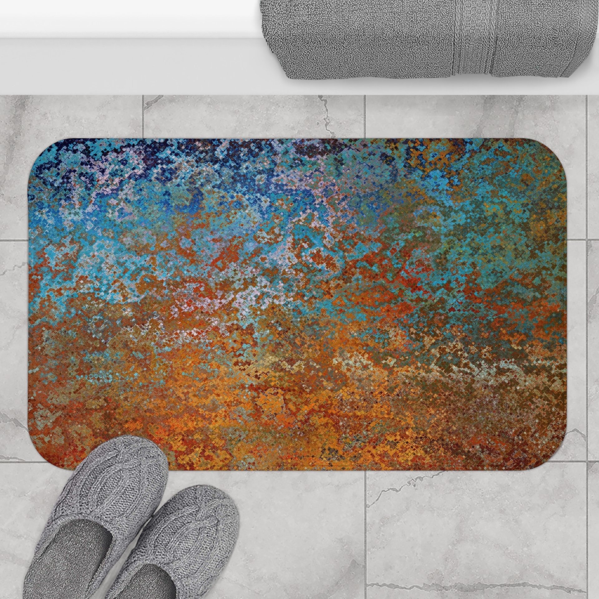 Southwestern Colors bath mat