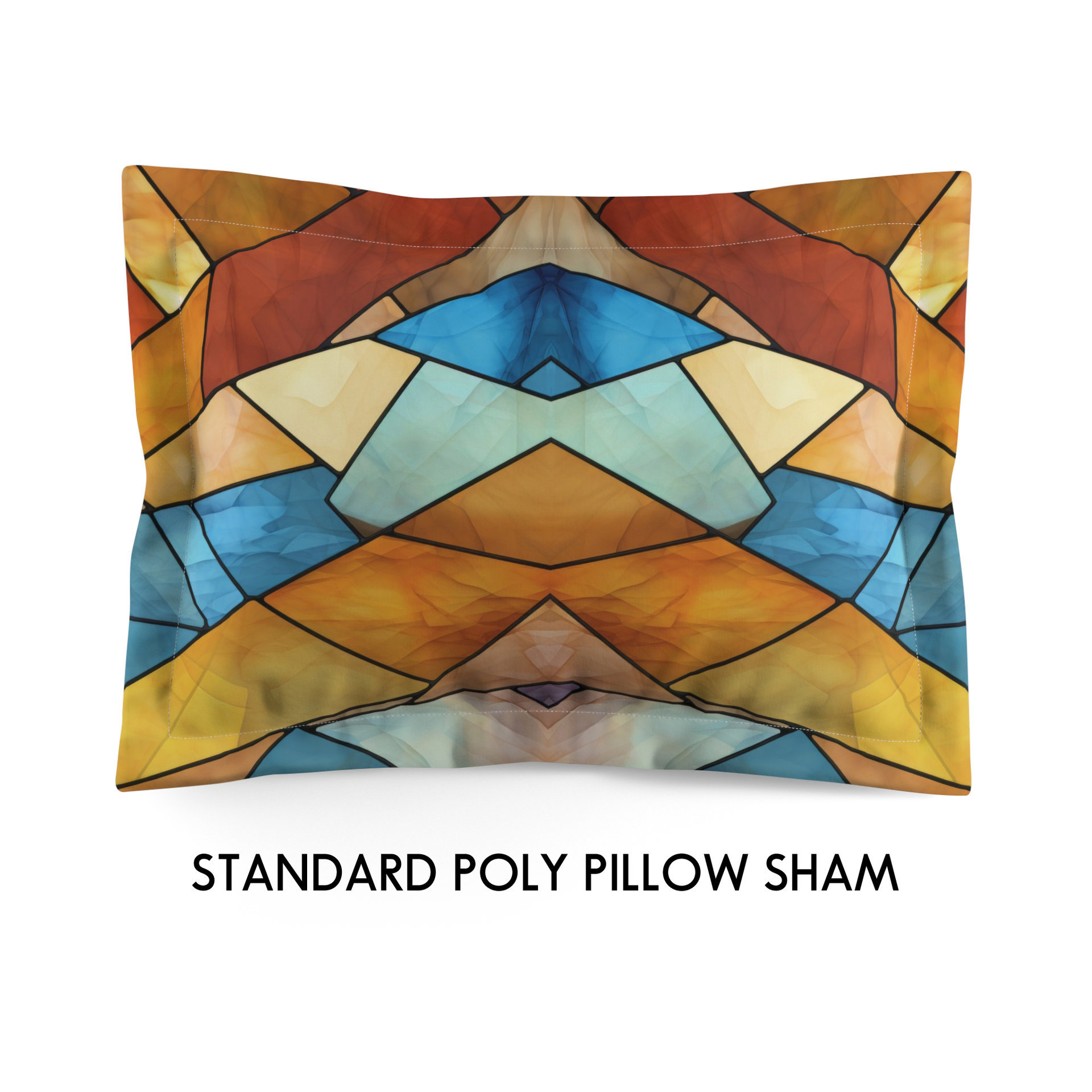 Stained Glass Eagle Pillow Shams