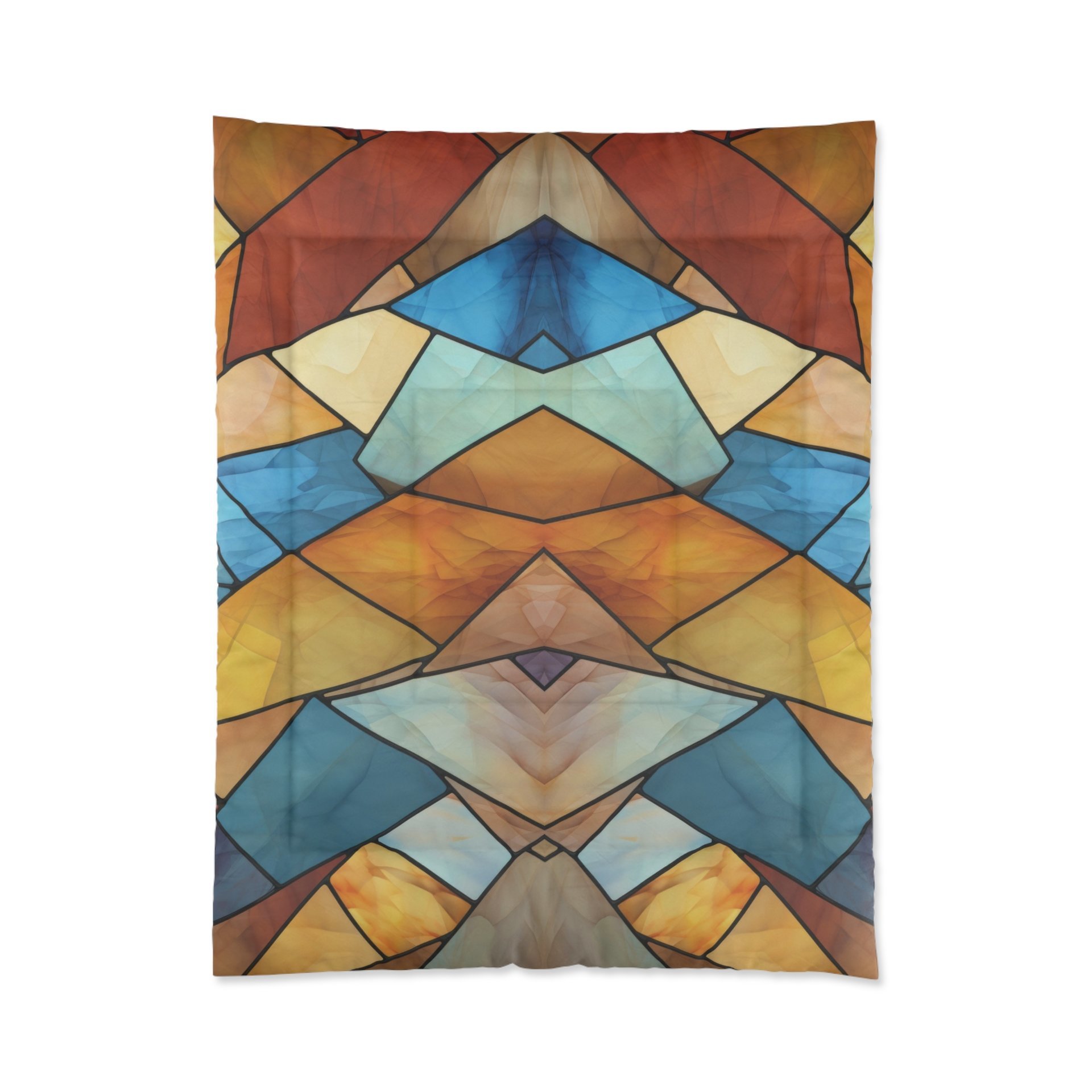Stained Glass Eagle Comforter, Twin