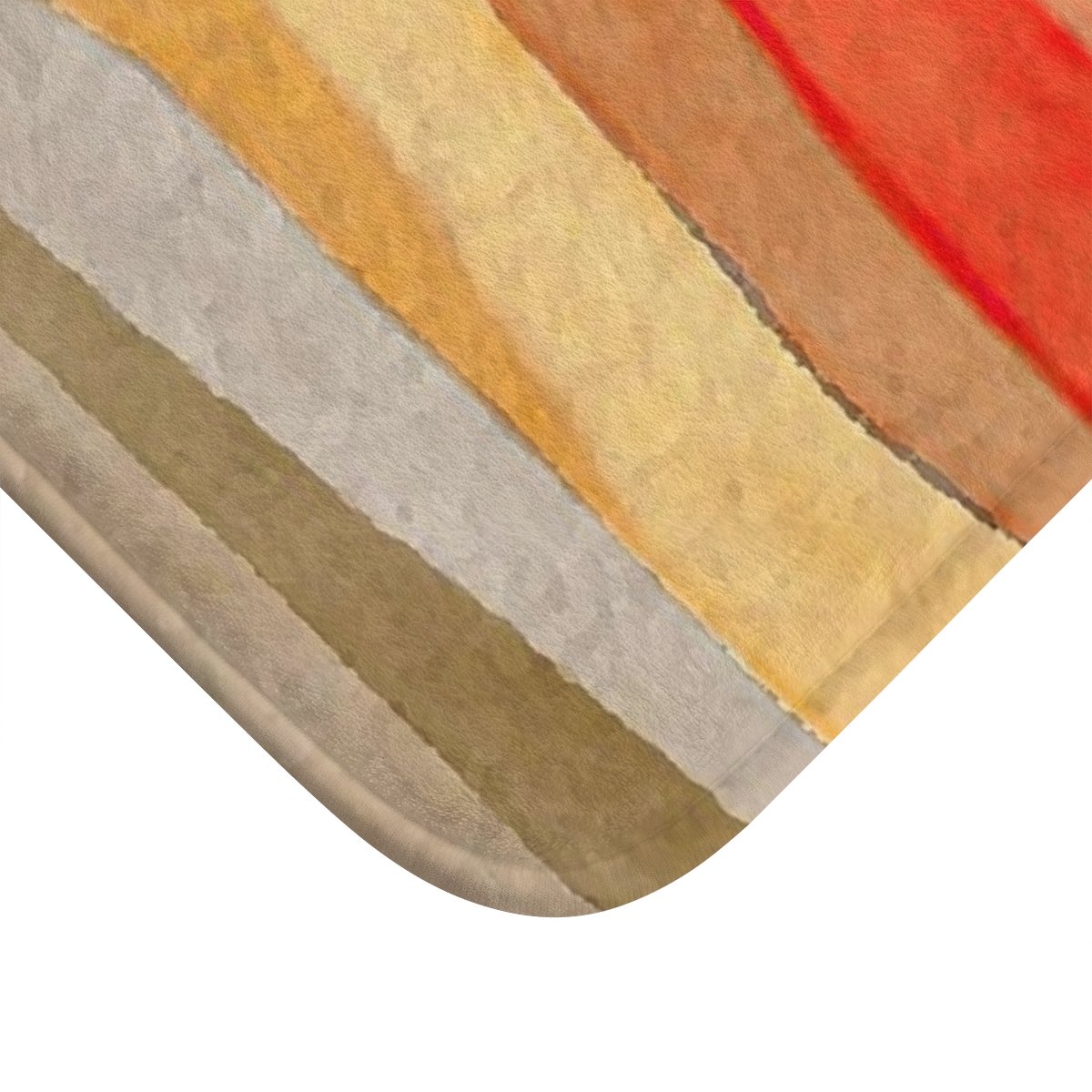 Tropical Sand Striped Shower Curtain