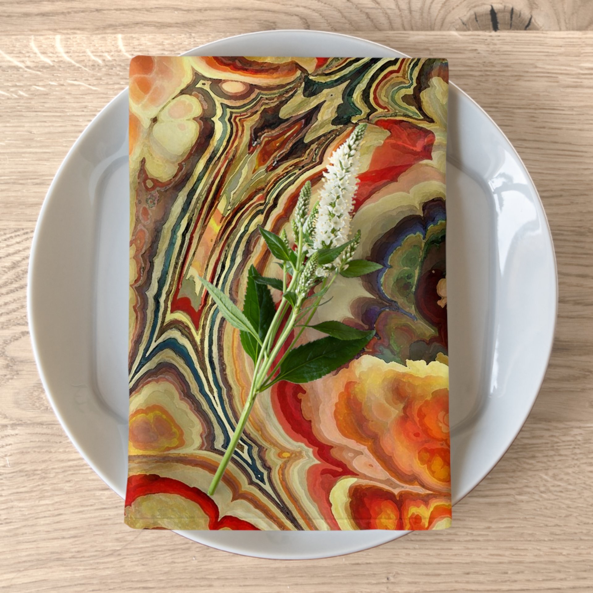 Multicolor Abstract Art Napkin