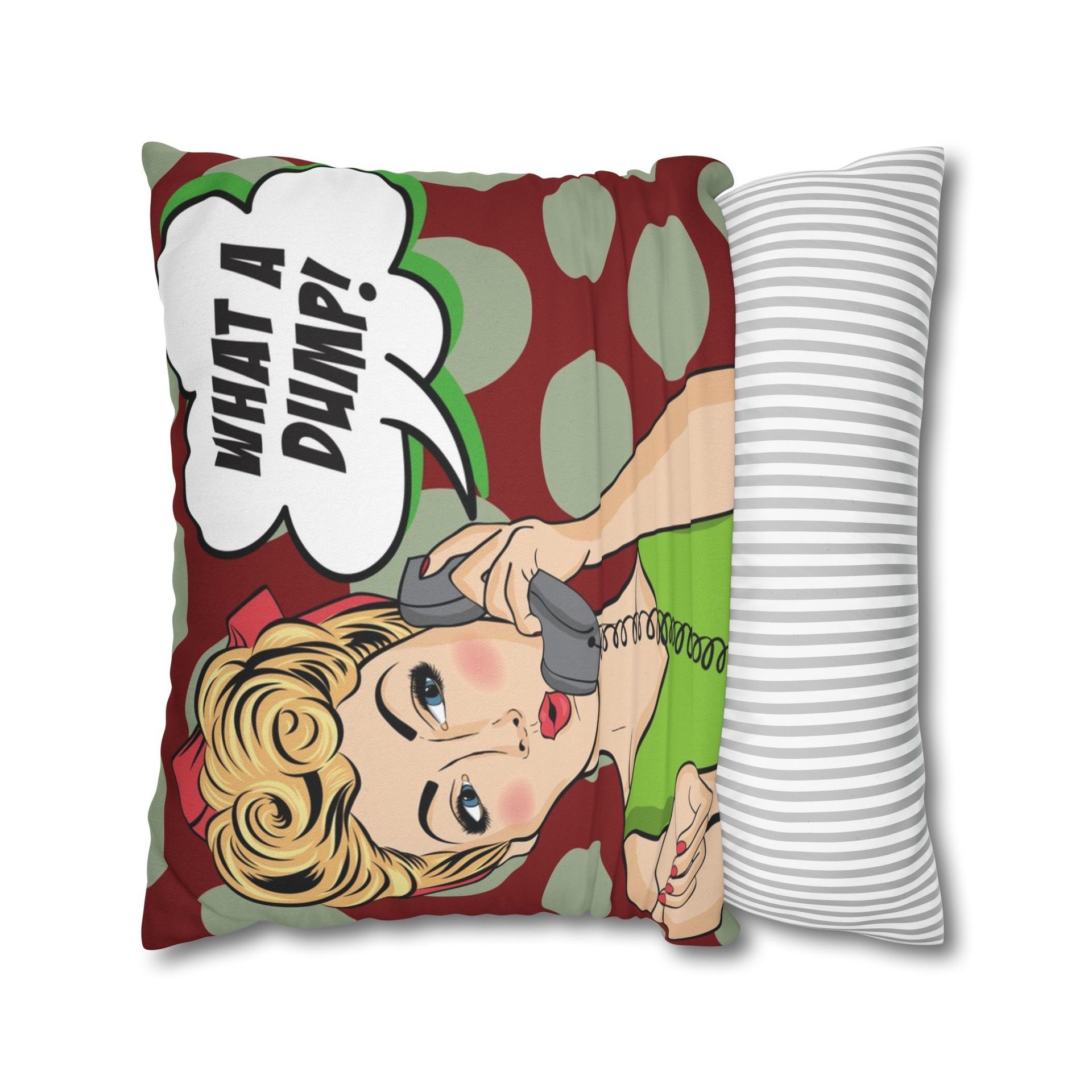 Funny Pop Art Accent Cushion Cover