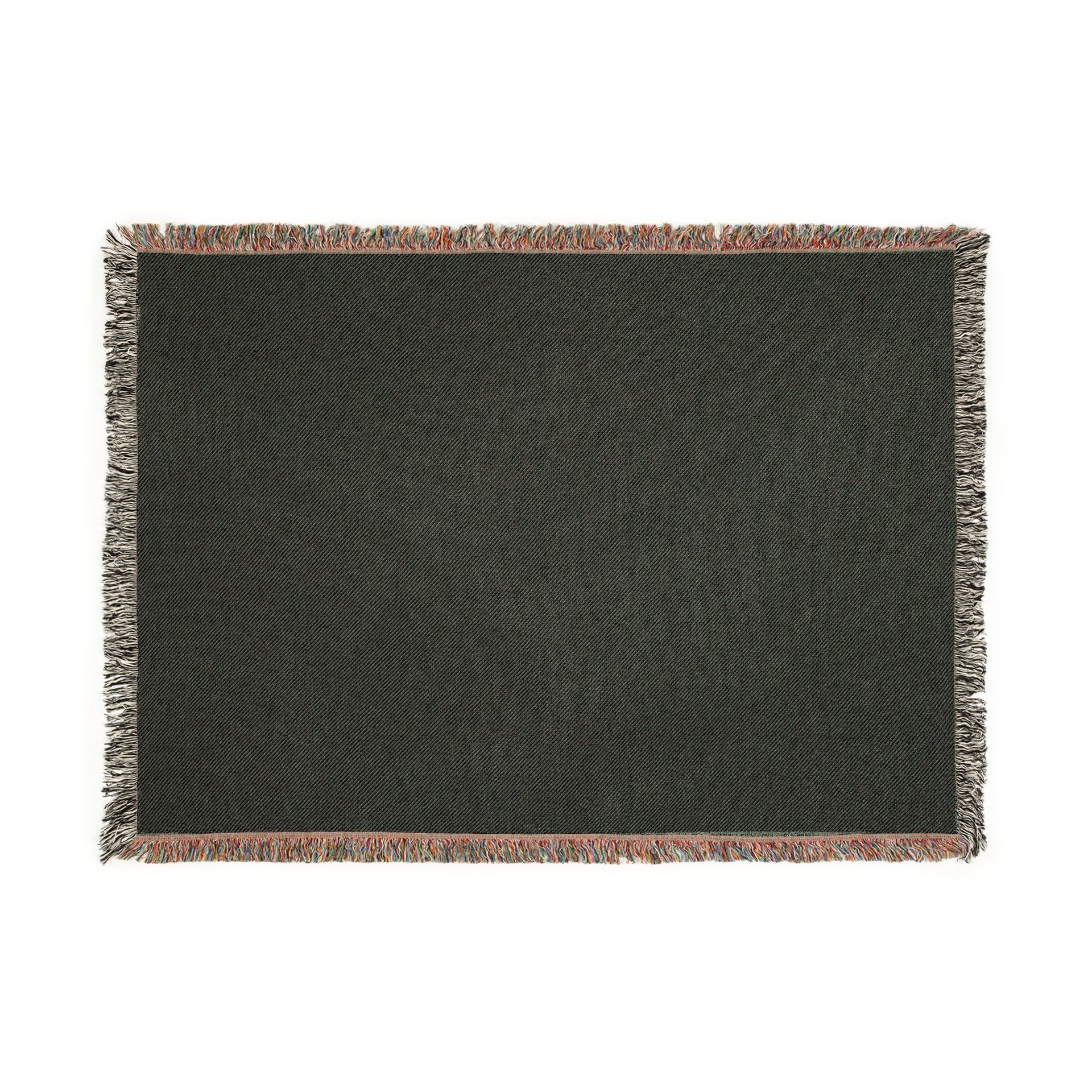 Woven blanket back side