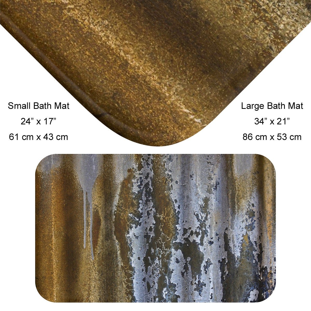 Unusual industrial bath mat