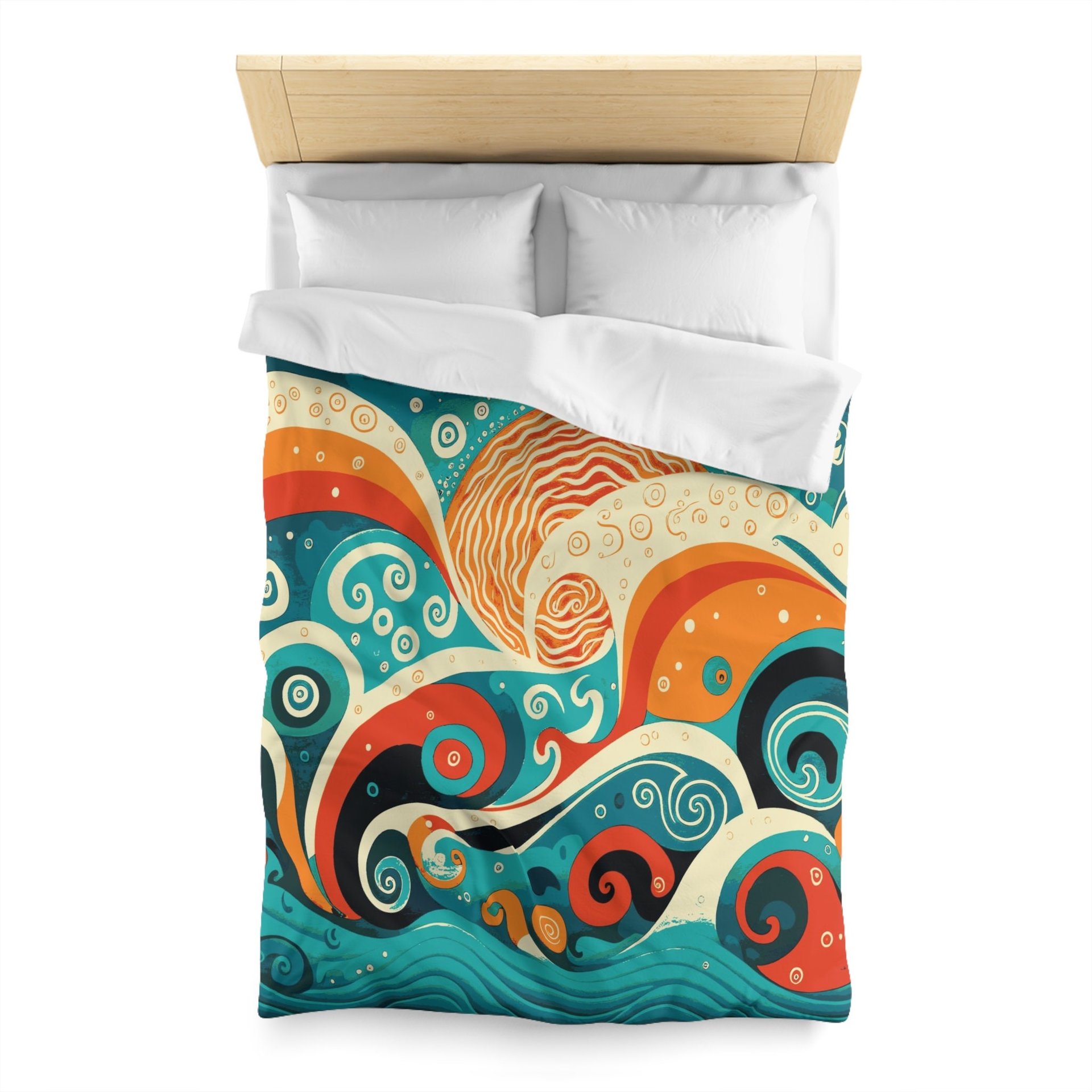 Nautical Folk Art twin Duvet cover