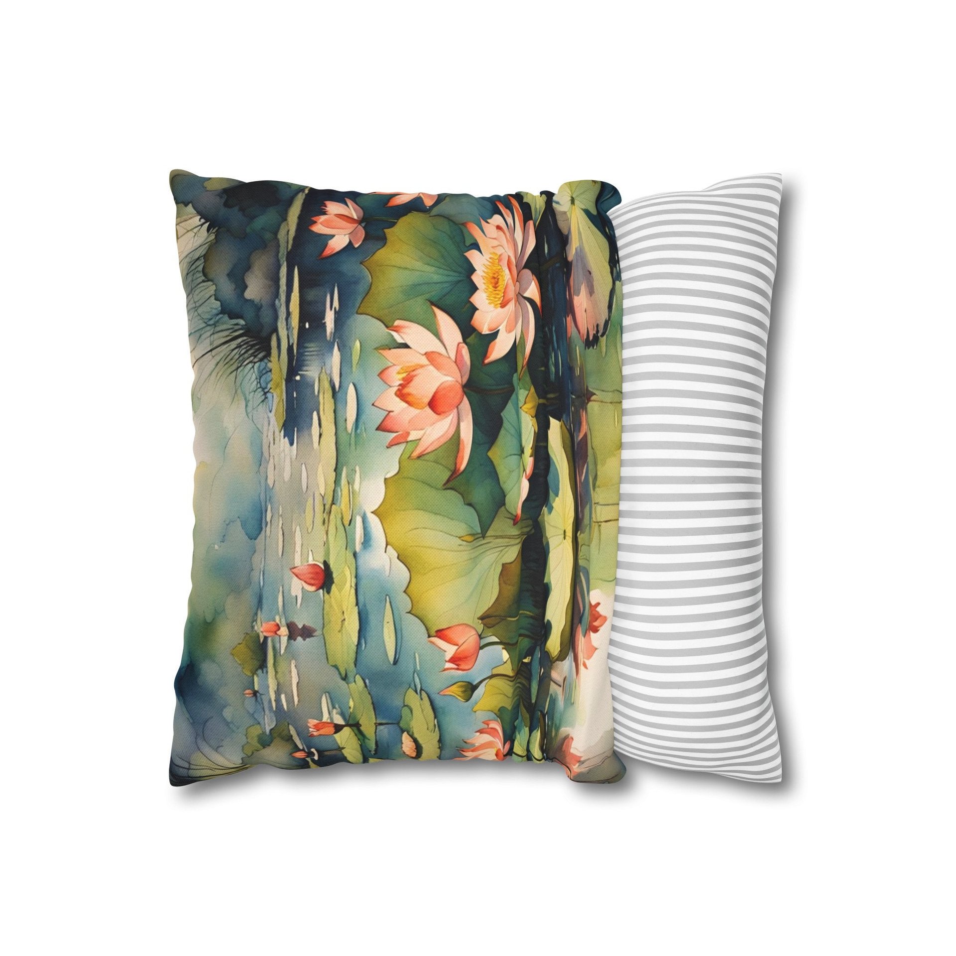 Water Lily Pillow Cover
