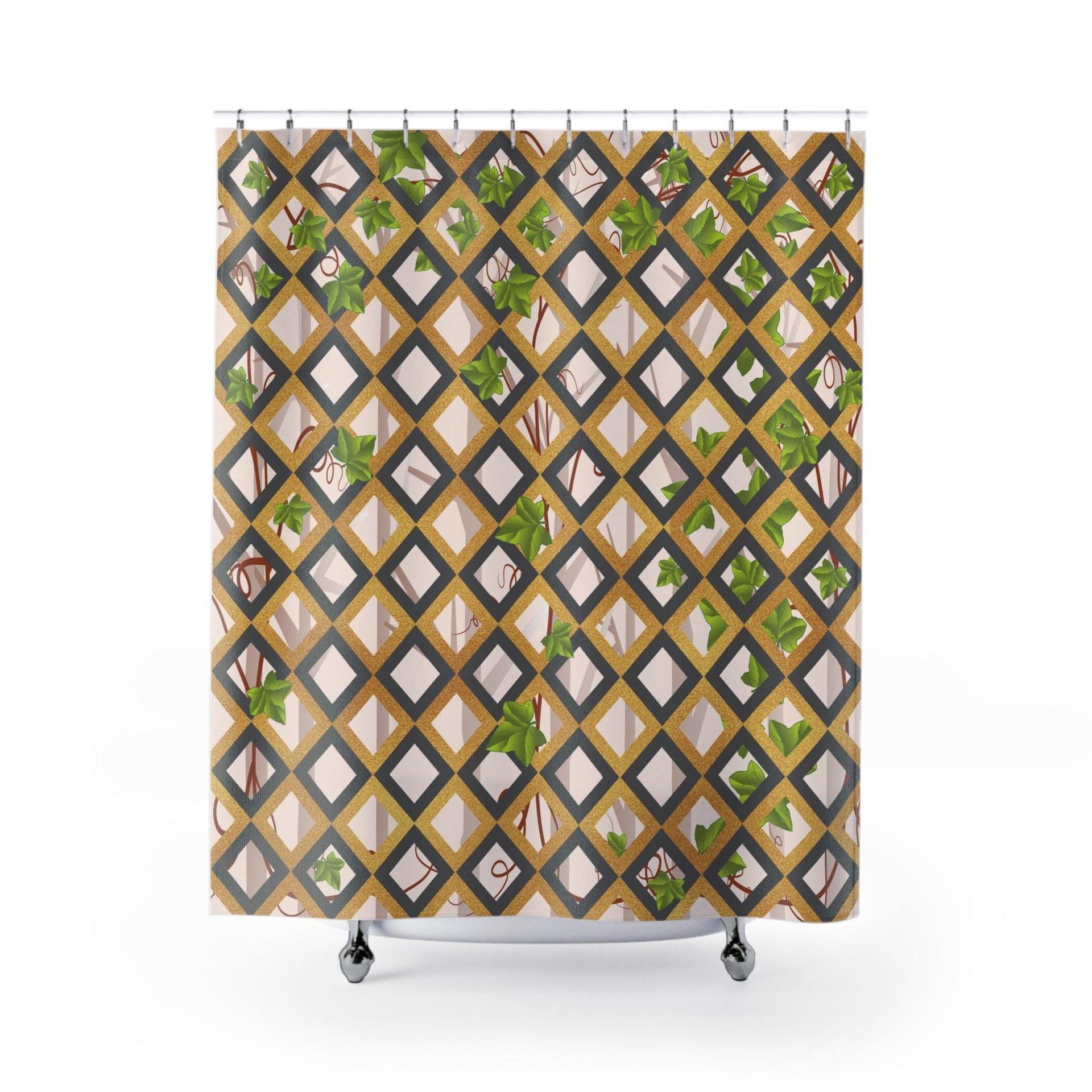 Country Garden Farmhouse Shower Curtain