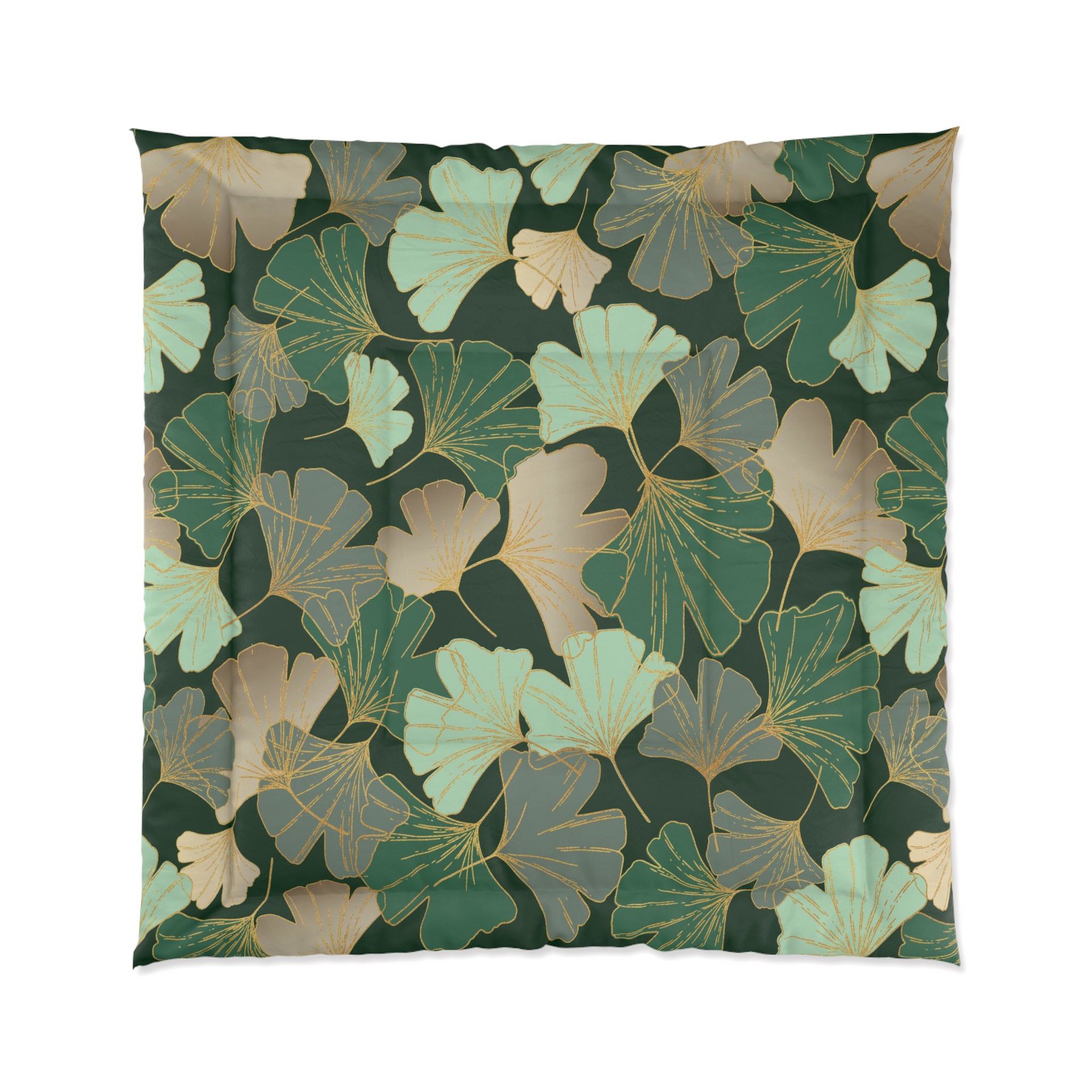Ginkgo Leaf queen comforter