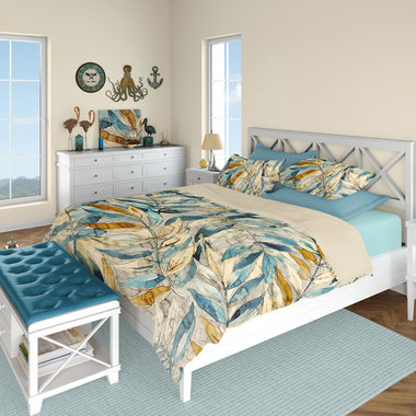 Watercolor Leaves Bedding