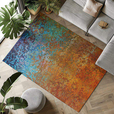 Abstract Southwestern Rug - Indoor Outdoor