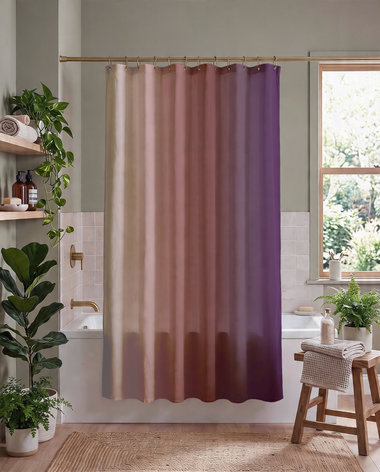 Purple Ombré Shower Curtain